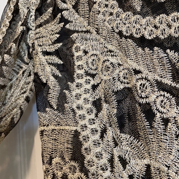 Sheer embroidered long sleeve - Picture 2 of 3